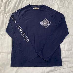 Original Penguin Navy Long Sleeve Shirt